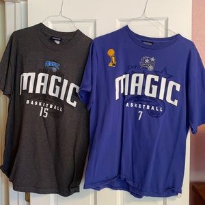 Two Orlando Magic Men’s Large Player Shirts
